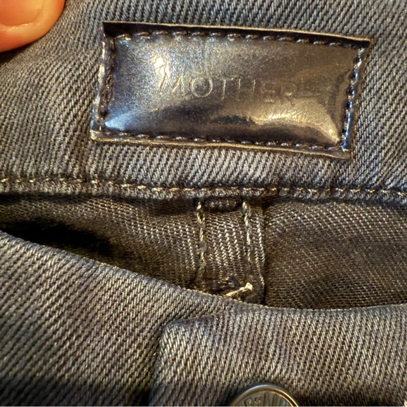 MOTHER NWT The Looker Skinny Jeans Women’s Size 31 Lapis Fleur-de-Love Ankle Zip - Picture 6 of 13